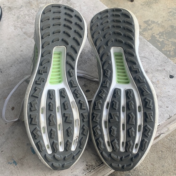 Adidas Light Gray and White Running Shoes - Picture 5 of 5